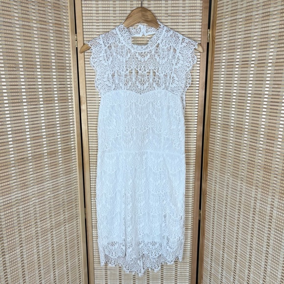 Intimately Free People Bridal White Lace Daydreamer Dress - Picture 8 of 12